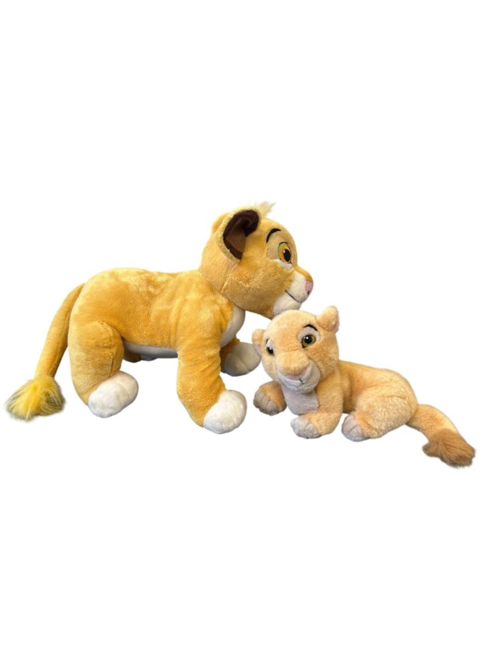 Vintage Disney Lion King Simba & Nala Cub Plush Stuffed Animal Toy Set Baby - Picture 4 of 14